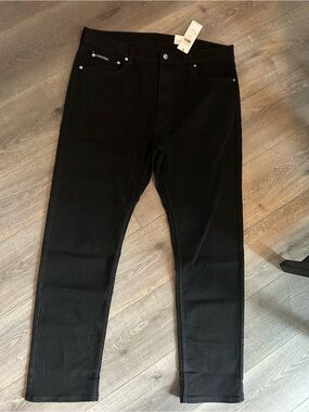 Calvin Klein Men’s Black Slim Straight Jeans